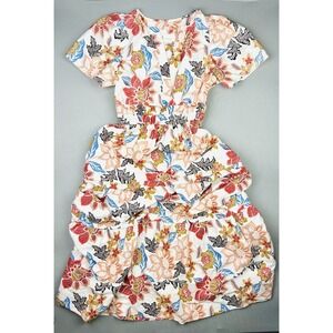 Anthropologie Women's XS Somerset Botanical Floral‎ Maxi Summer Beach Dress
